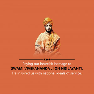 Swami Vivekananda Jayanti hd photos poster status images
